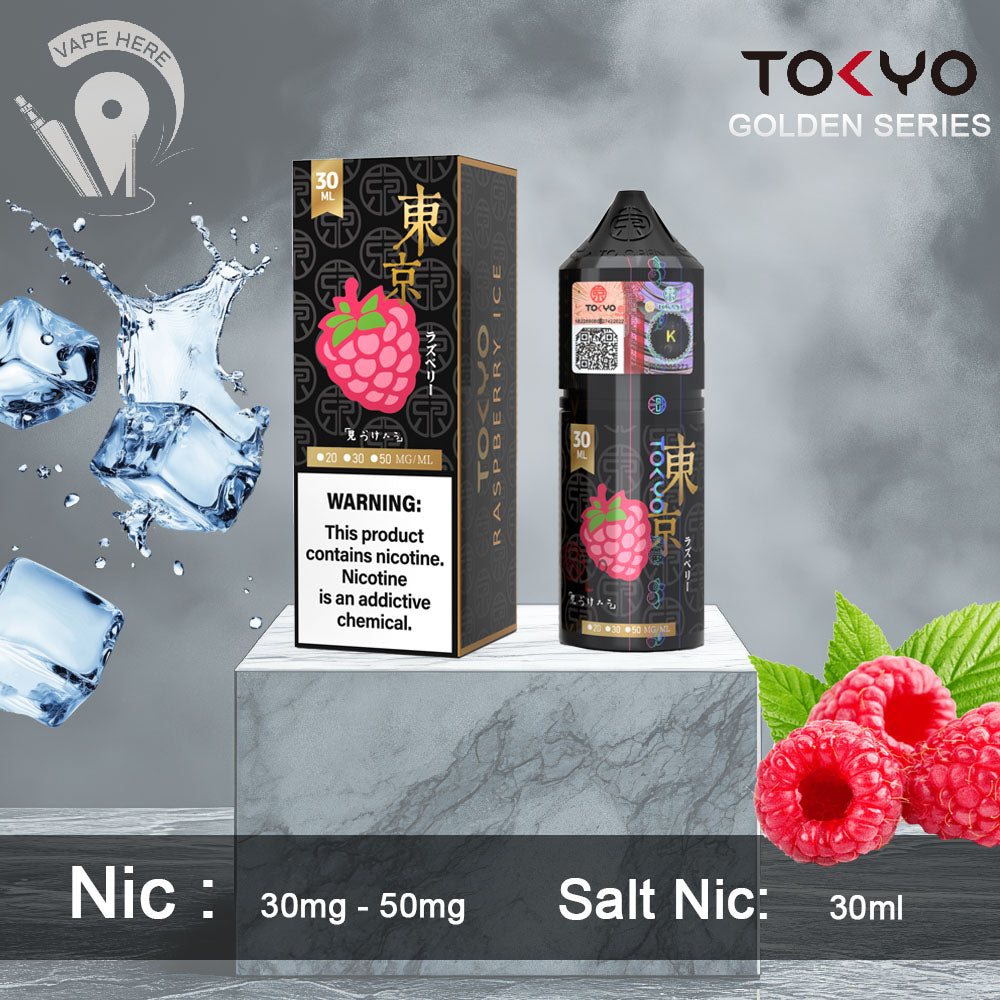TOKYO RASPBERRY ICE SALTNIC 30ML- GOLDEN SERIES UAE Dubai 