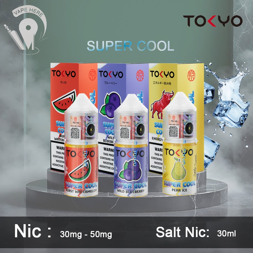 TOKYO SUPER COOL SALTNIC 30ML (30MG & 50MG) UAE Dubai 