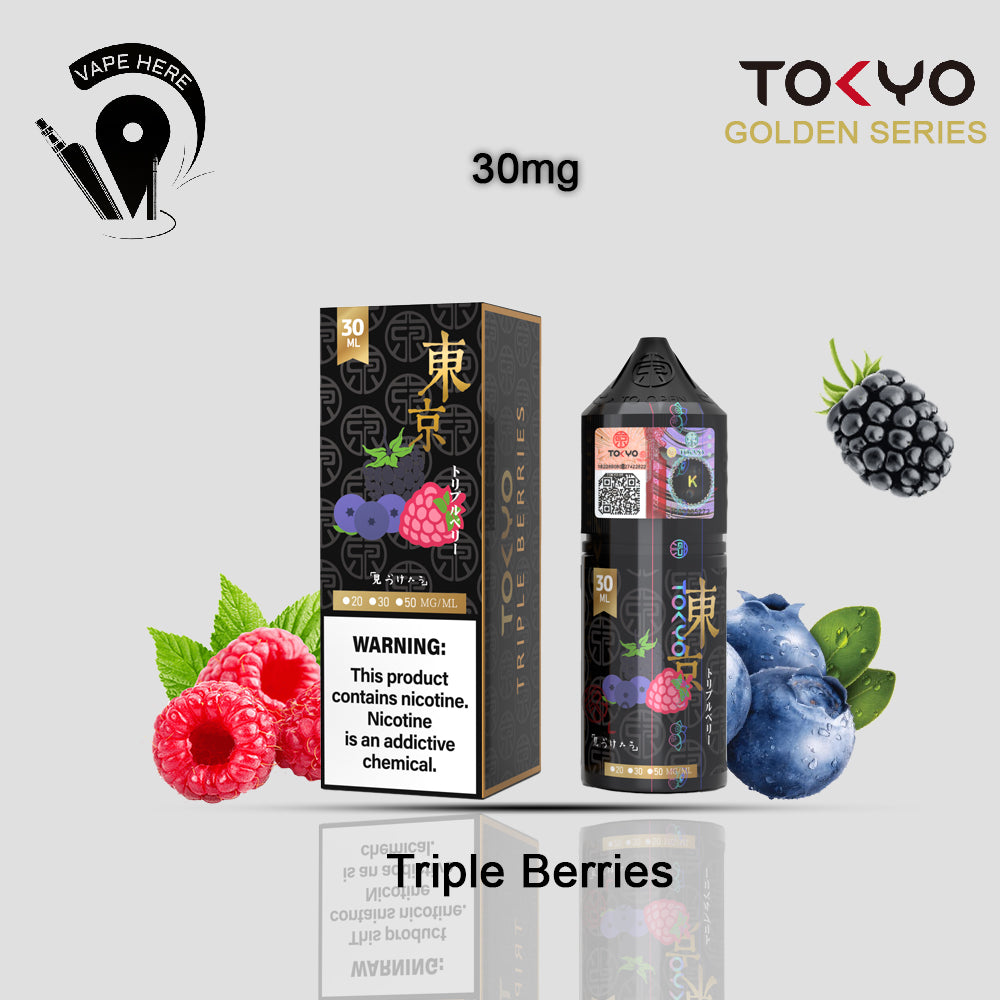 TOKYO TRIPLE BERRIES SALTNIC 30ML- GOLDEN SERIES 30mg UAE Ajman