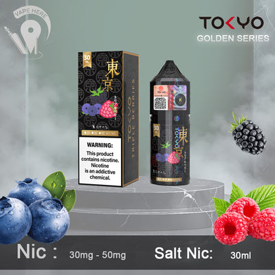 TOKYO TRIPLE BERRIES SALTNIC 30ML- GOLDEN SERIES UAE Abu Dhabi 