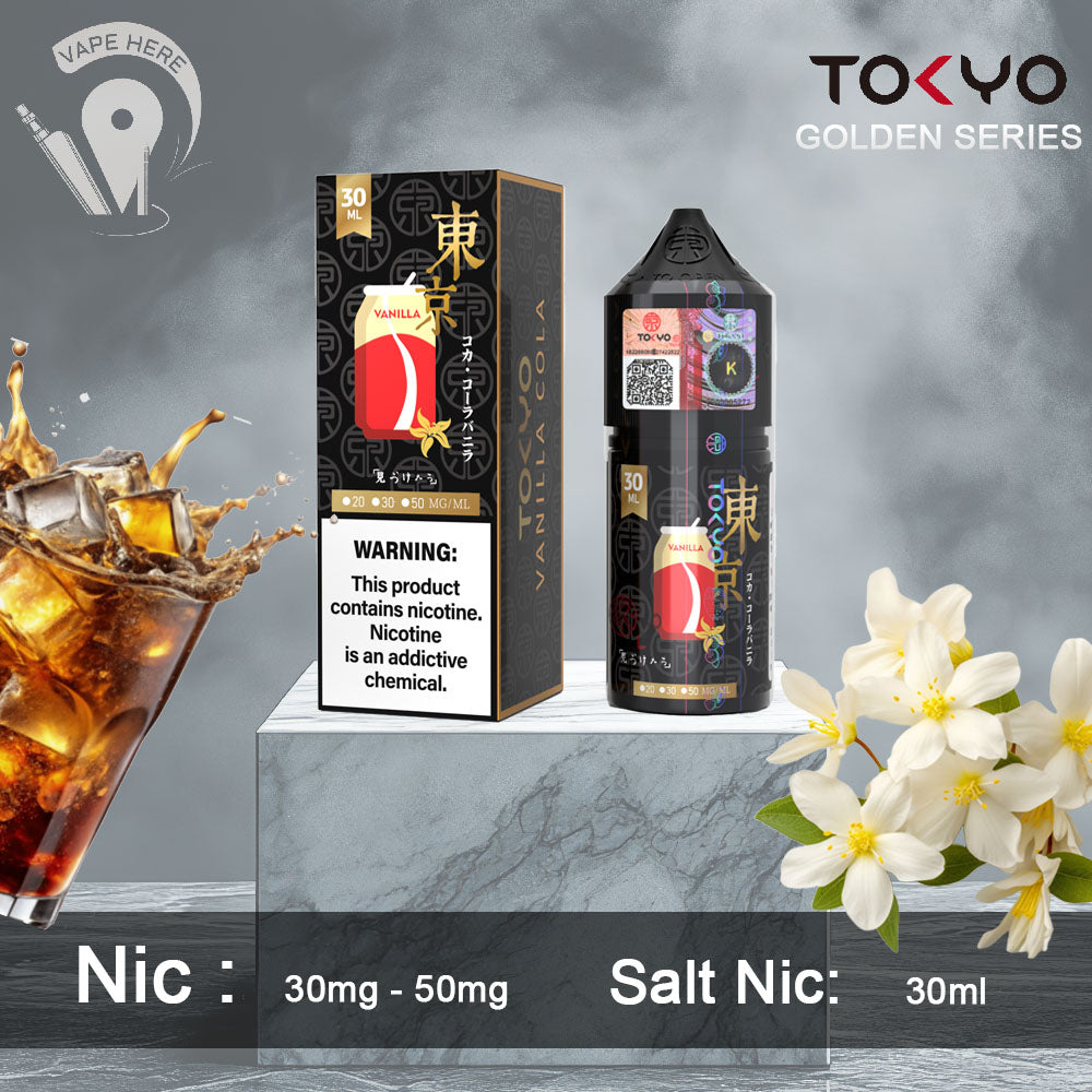 TOKYO VANILLA COLA SALTNIC 30ML- GOLDEN SERIES UAE Abu Dhabi 