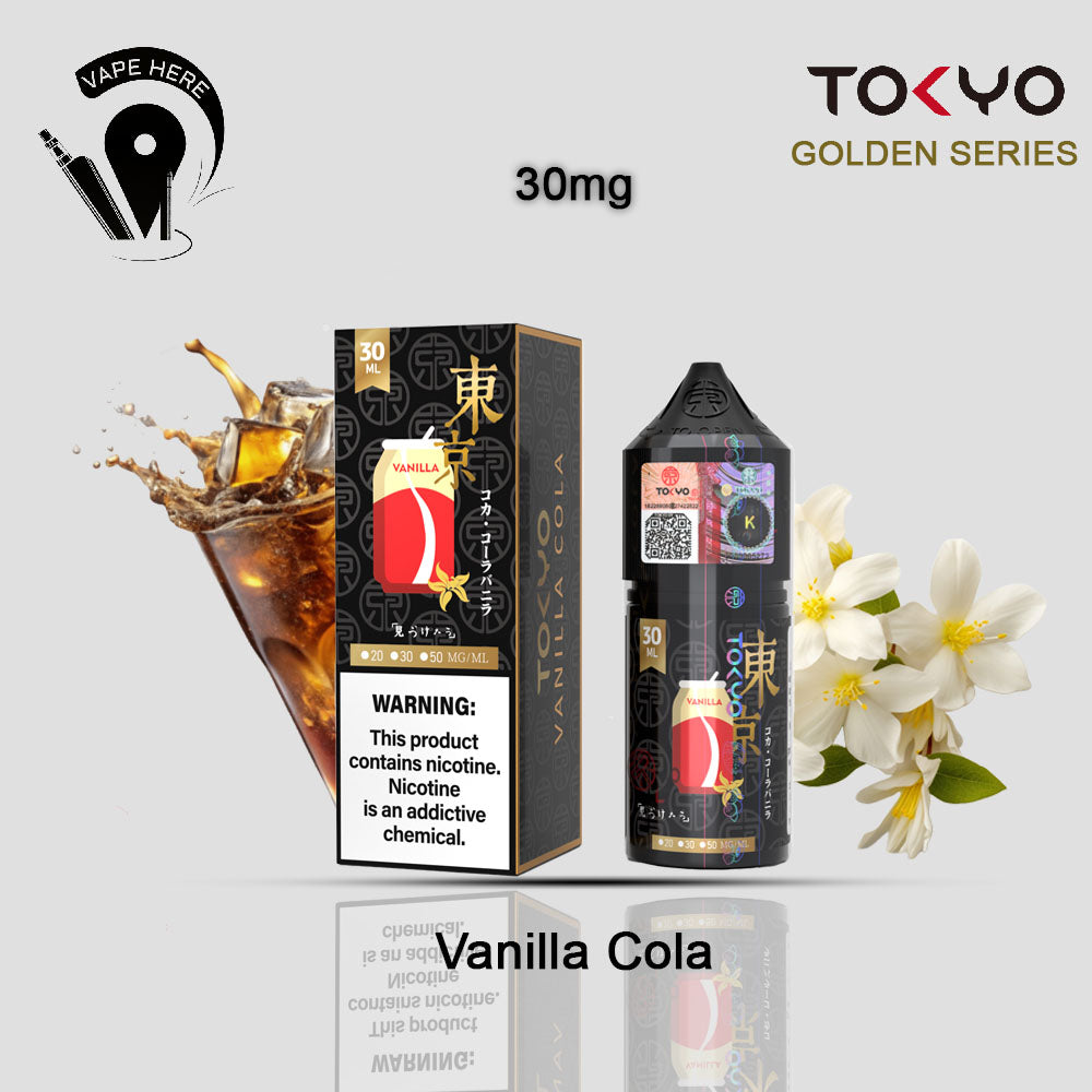 TOKYO VANILLA COLA SALTNIC 30ML- GOLDEN SERIES 30mg UAE Ajman 