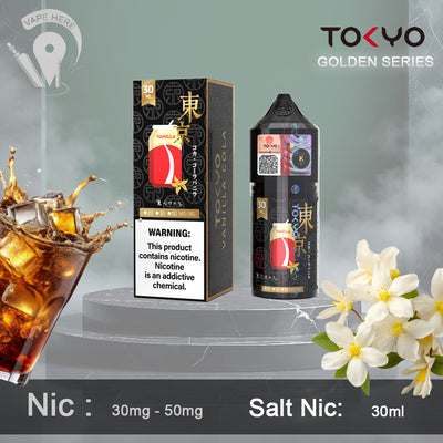 TOKYO VANILLA COLA SALTNIC 30ML- GOLDEN SERIES UAE Dubai 