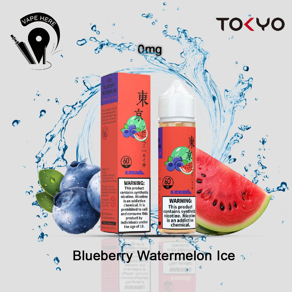 TOKYO BLUEBERRY WATERMELON 60ML- CLASSIC SERIES Blueberry Watermelon Ice 0mg UAE Al Ain  Ajman