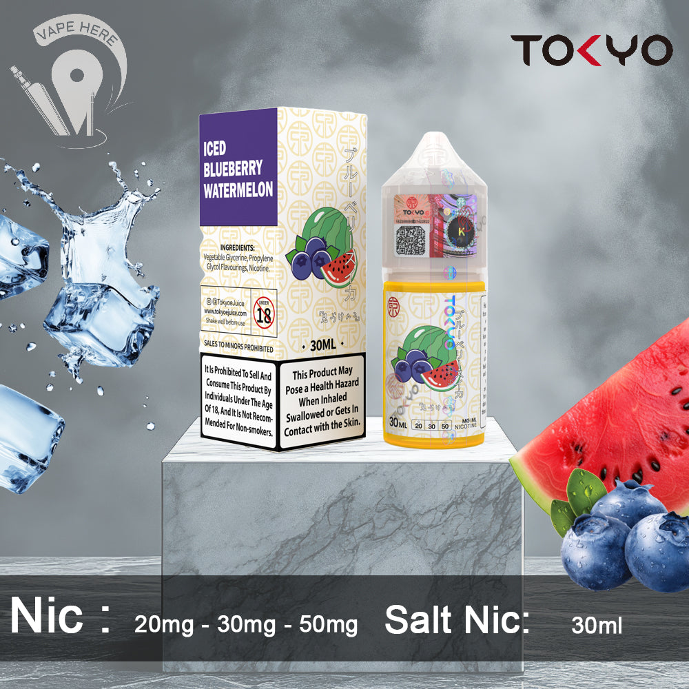 TOKYO BLUEBERRY WATERMELON SALTNIC 30ML- CLASSIC SERIES 2 UAE Abu Dhabi