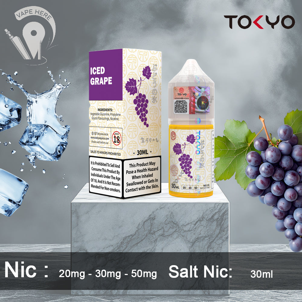 TOKYO GRAPE SALTNIC 30ML- CLASSIC SERIES Second UAE Dubai
