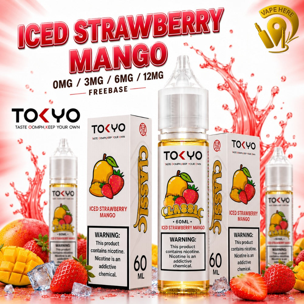 TOKYO ICDE STRAWBERRY MANGO E-LIQUID 60ML- CLASSIC SERIES Dubai, UAE