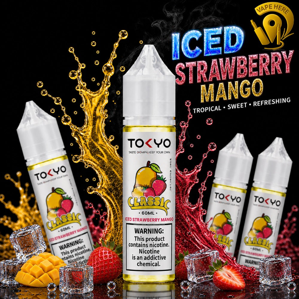 TOKYO ICDE STRAWBERRY MANGO E-LIQUID 60ML- CLASSIC SERIES Ajman, UAE