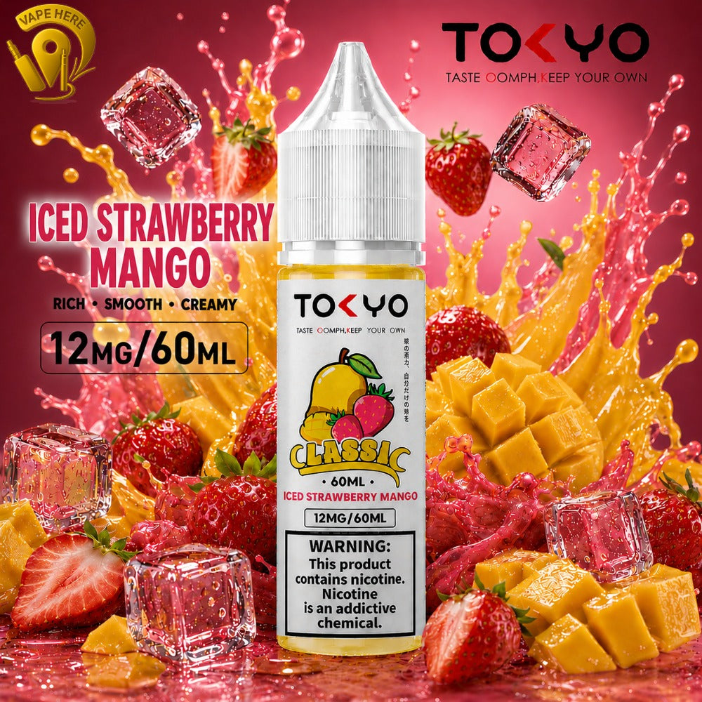 TOKYO ICDE STRAWBERRY MANGO E-LIQUID 60ML- CLASSIC SERIES Ajman, UAE
