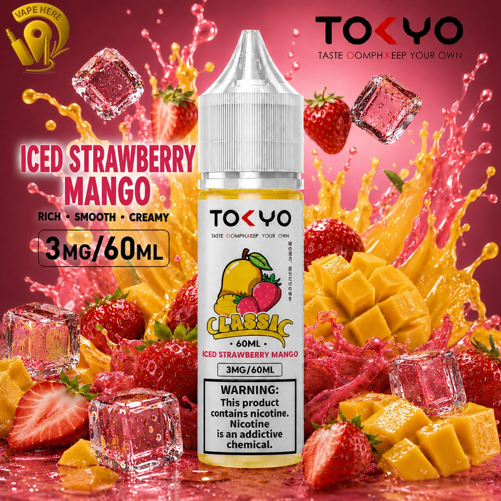 TOKYO ICDE STRAWBERRY MANGO E-LIQUID 60ML- CLASSIC SERIES Dubai, UAE