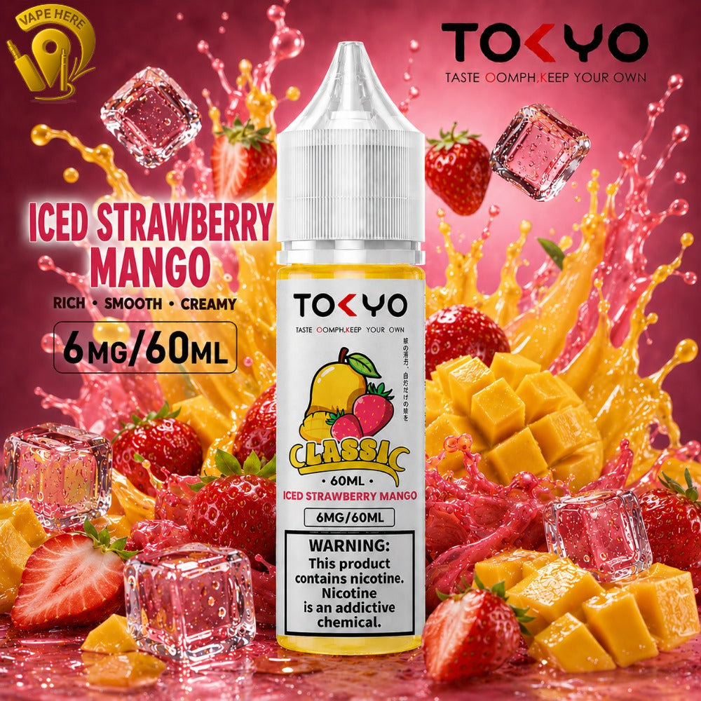 TOKYO ICDE STRAWBERRY MANGO E-LIQUID 60ML- CLASSIC SERIES Umm al quwain, UAE