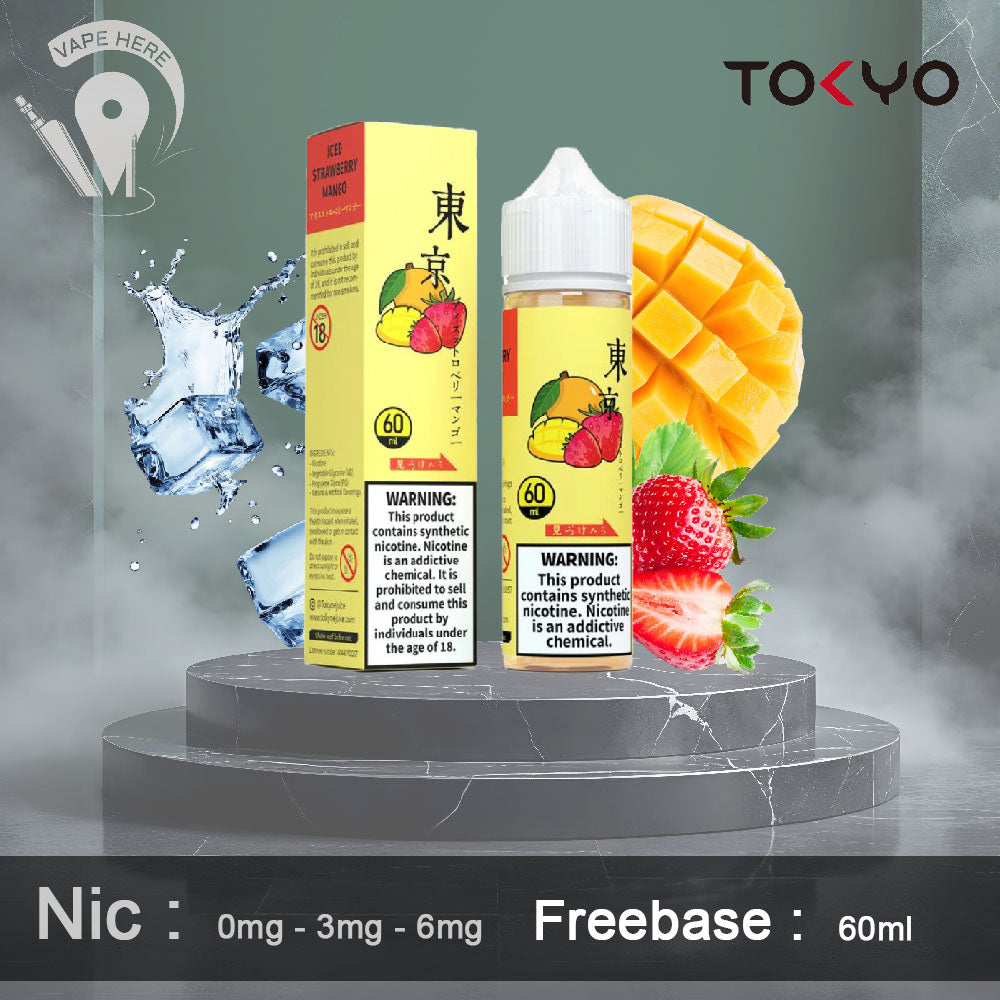 TOKYO ICDE STRAWBERRY MANGO E-LIQUID 60ML- CLASSIC SERIES UAE Abu Dhabi