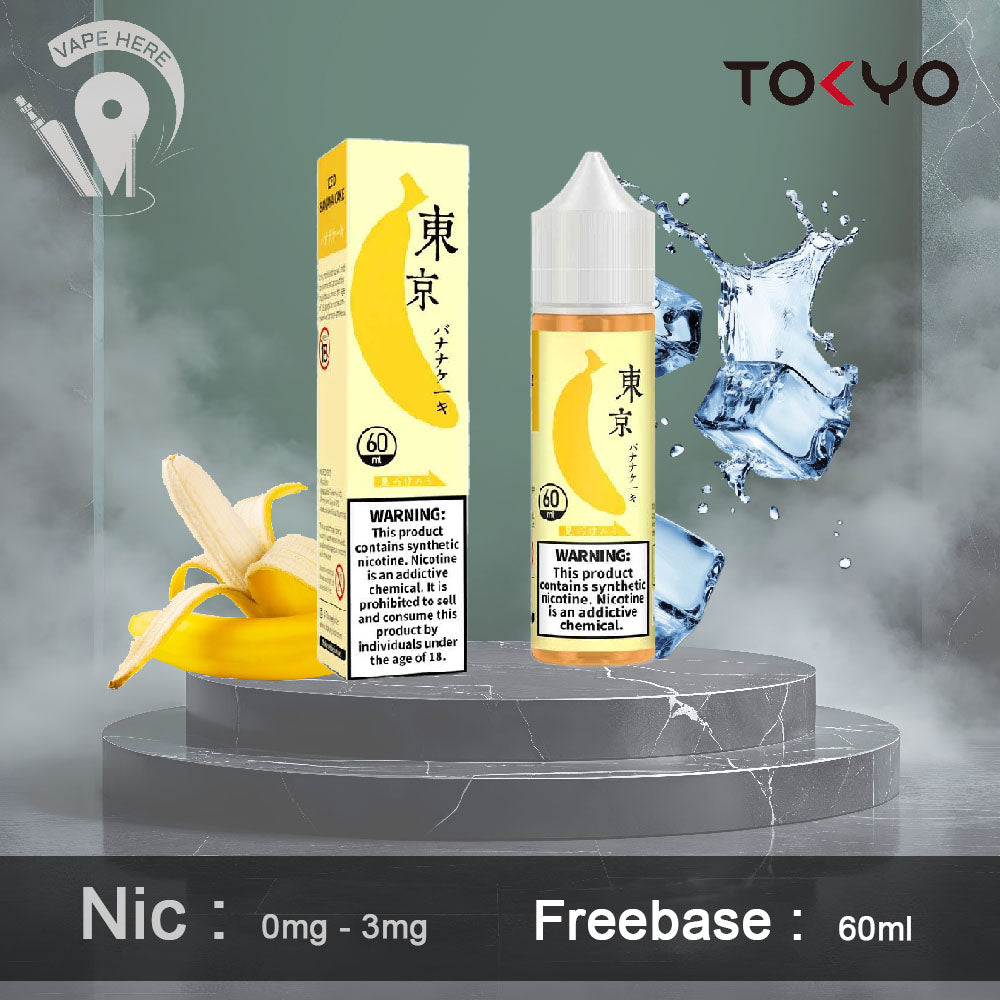 TOKYO ICED BANANA CAKE E LIQUID 60ML- CLASSIC SERIES UAE Abu Dhabi