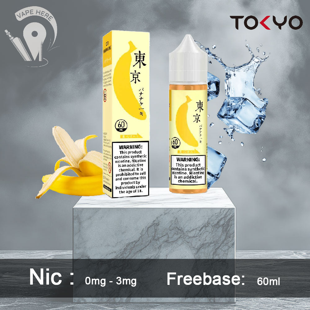 TOKYO ICED BANANA CAKE E LIQUID 60ML- CLASSIC SERIES UAE Dubai
