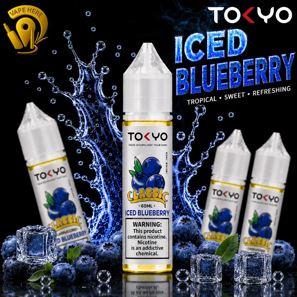 TOKYO ICED BLUEBERRY E LIQUID 60ML- CLASSIC SERIES Ajman, UAE