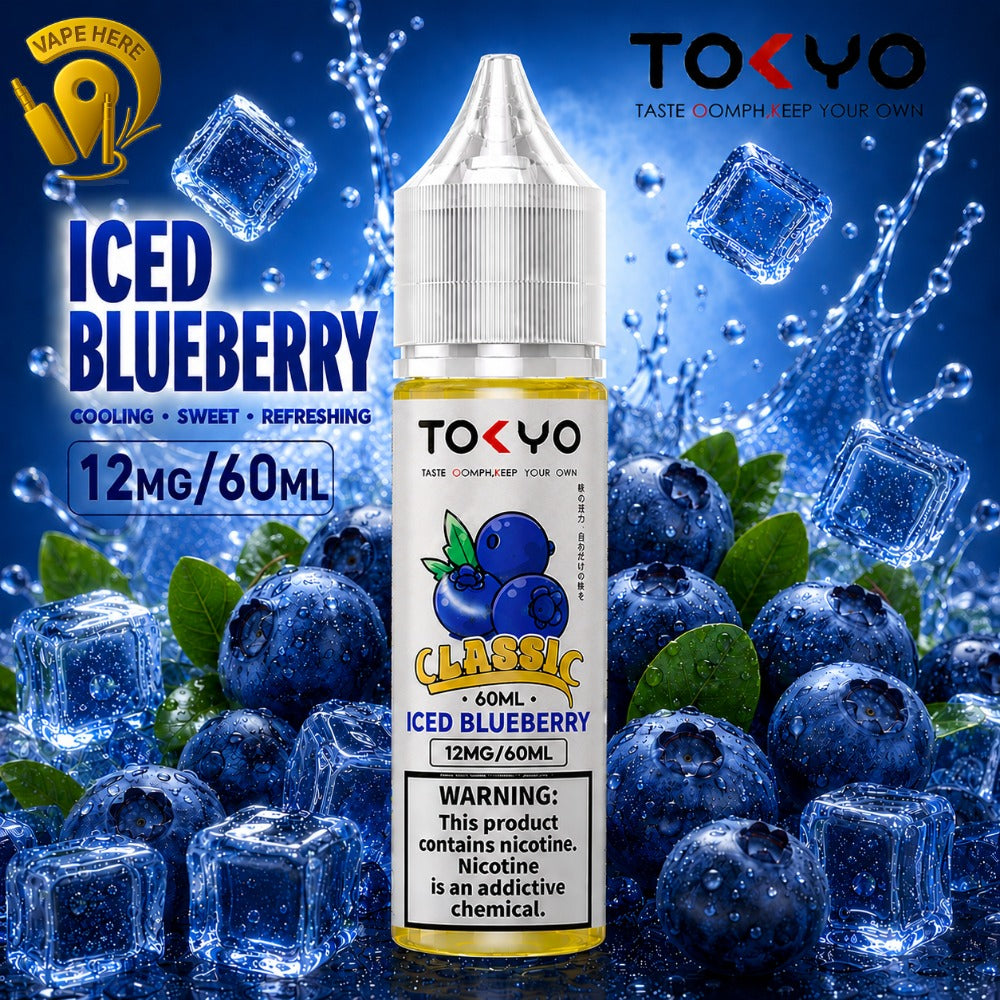 TOKYO ICED BLUEBERRY E LIQUID 60ML- CLASSIC SERIES Sharjah, UAE