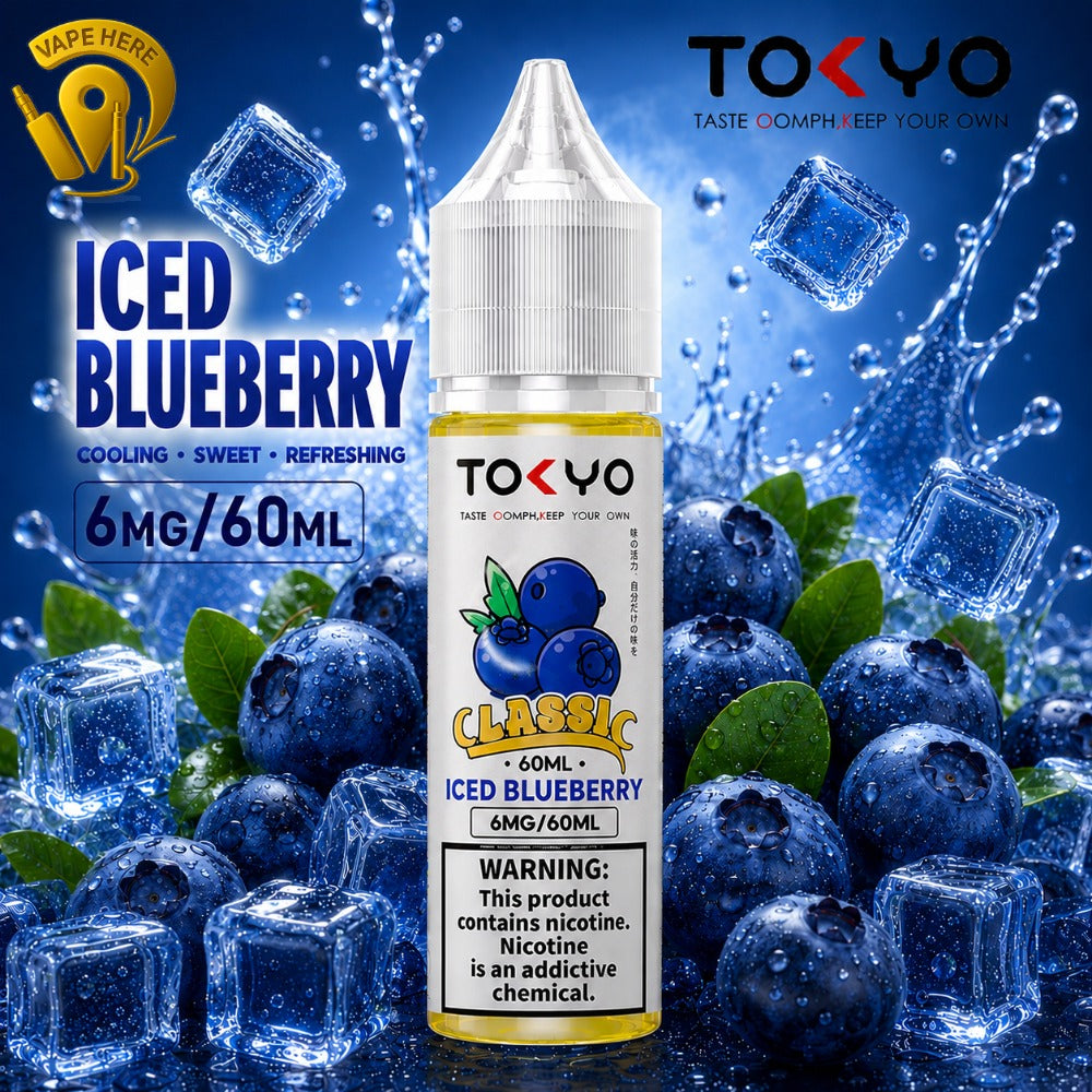 TOKYO ICED BLUEBERRY E LIQUID 60ML- CLASSIC SERIES Dubai, UAE