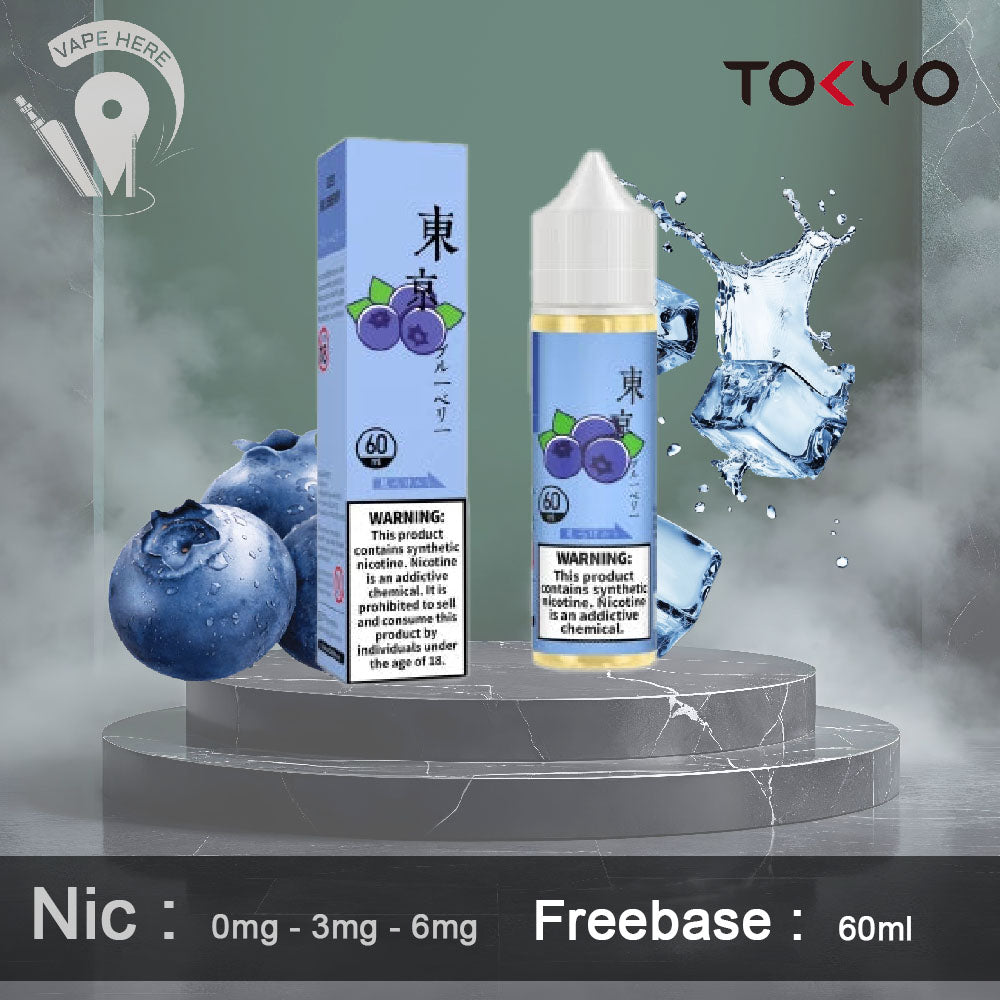 TOKYO ICED BLUEBERRY E LIQUID 60ML- CLASSIC SERIES UAE Abu Dhabi