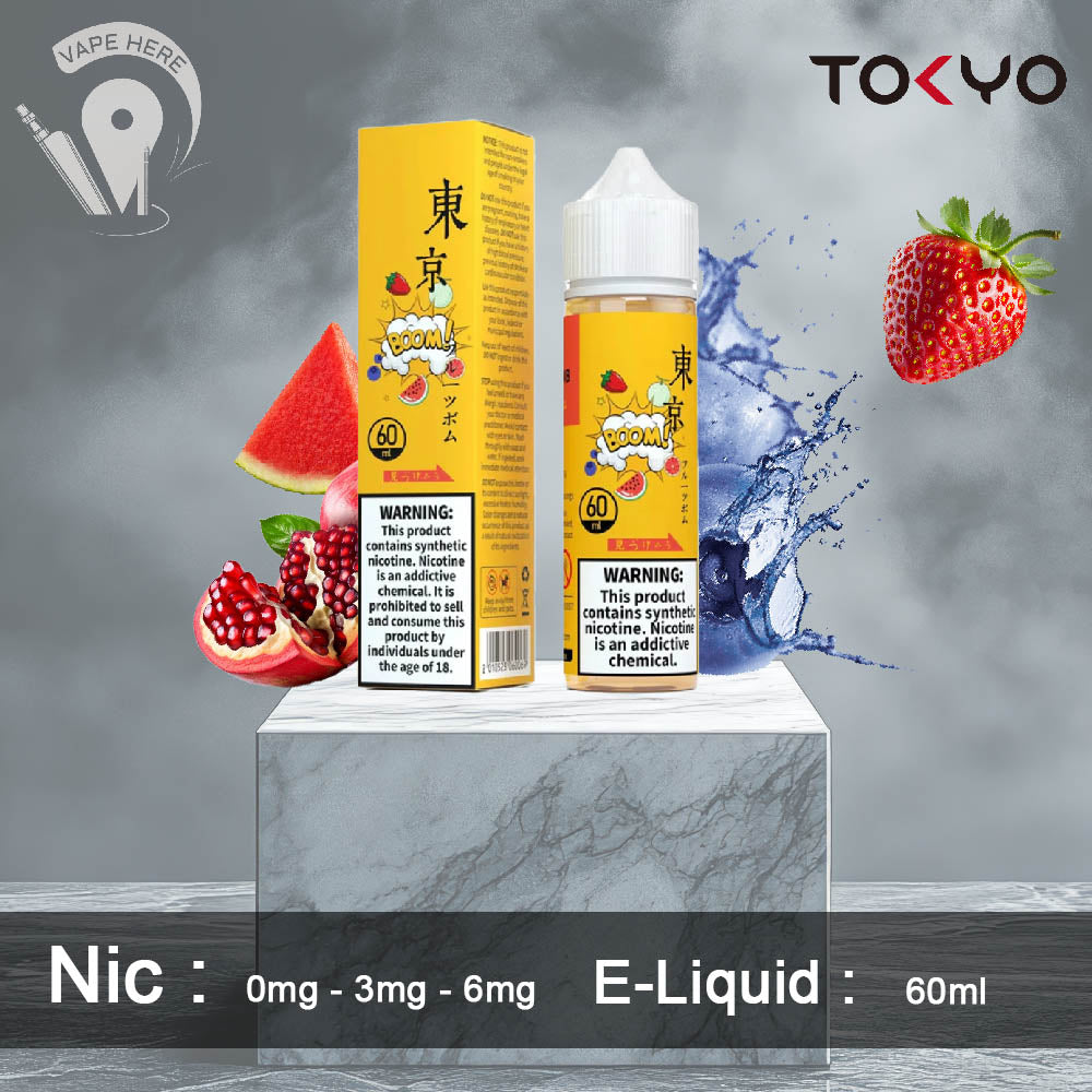 TOKYO ICED FRUIT BOMB E Liquid 60ML- CLASSIC SERIES UAE Dubai