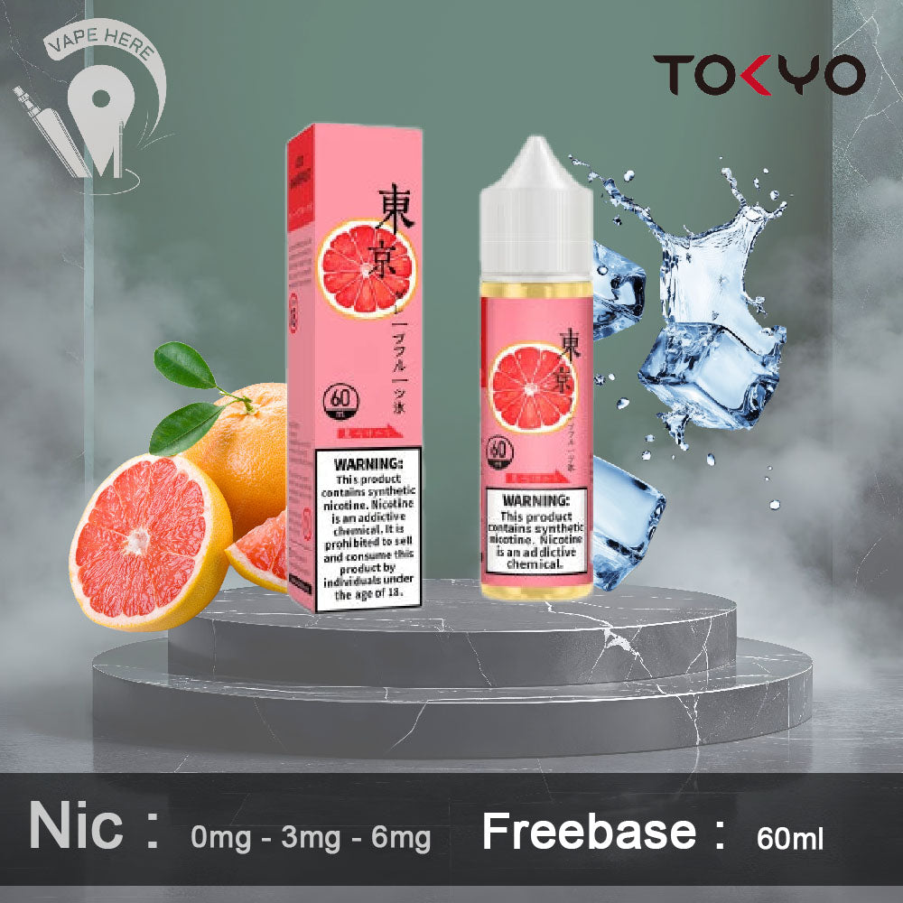 TOKYO ICED GRAPE FRUIT E LIQUID 60ML- CLASSIC SERIES UAE Dubai