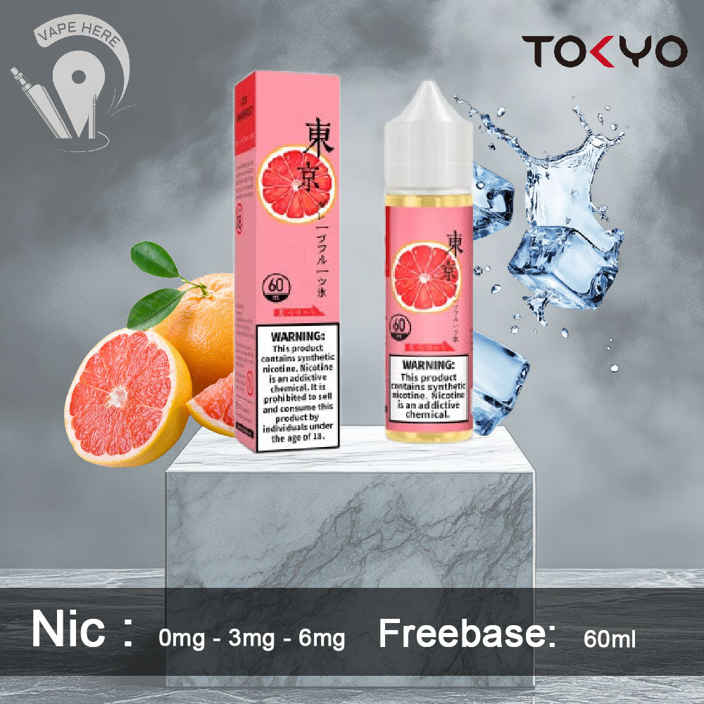 TOKYO ICED GRAPE FRUIT E LIQUID 60ML- CLASSIC SERIES UAE Abu Dhabi