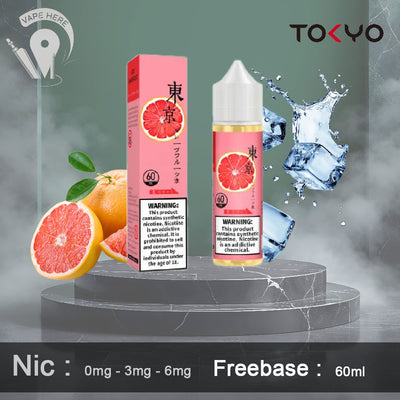 TOKYO ICED GRAPE FRUIT E LIQUID 60ML- CLASSIC SERIES UAE Dubai