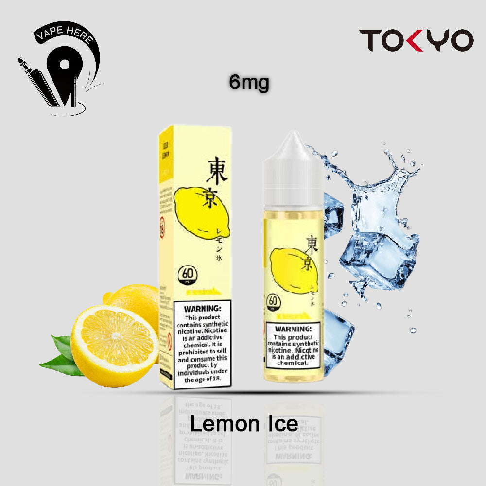 TOKYO ICED LEMON E LIQUID 60ML- CLASSIC SERIES Lemon Ice 6mg UAE Al Sharjah