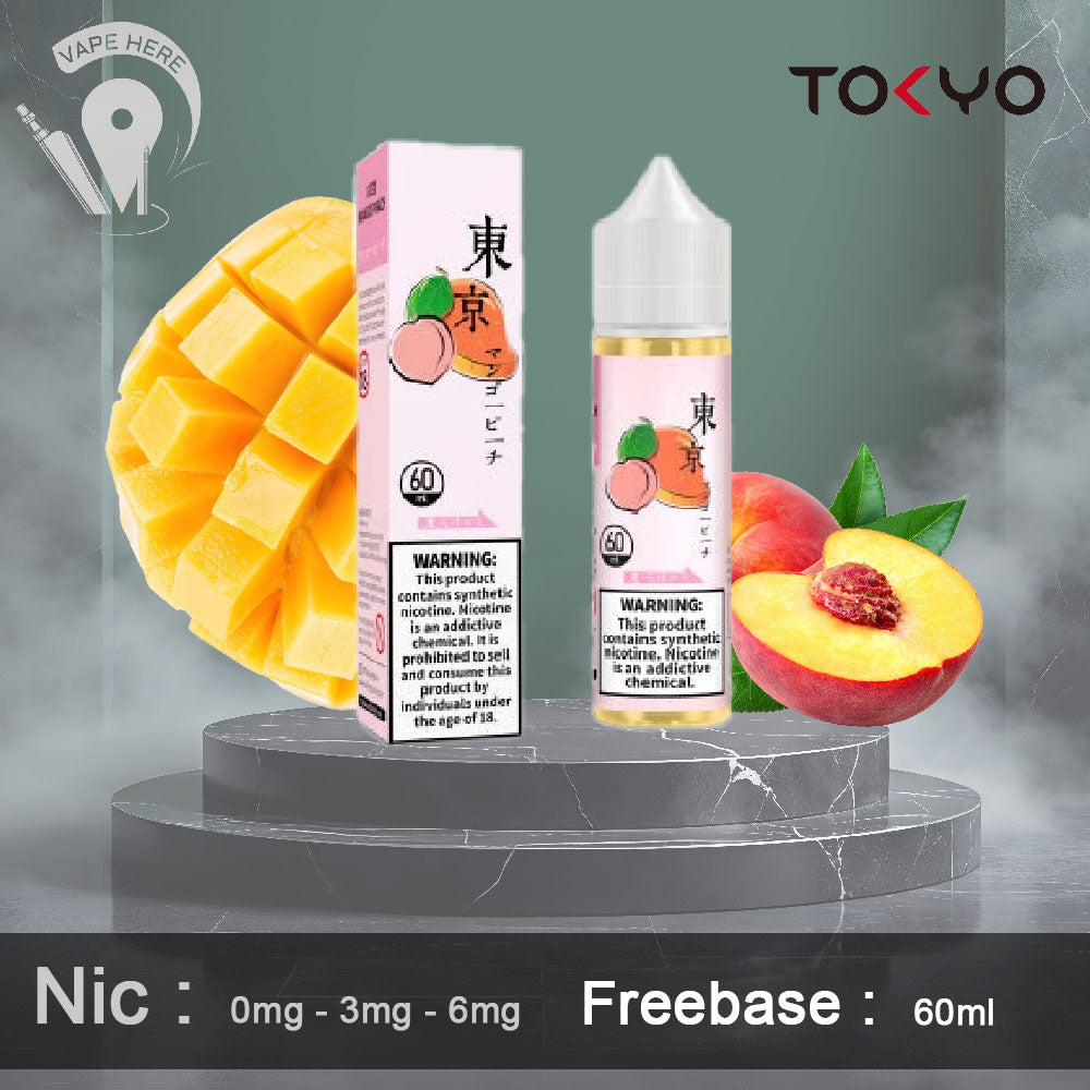 Thai Mango Juice Peach Vape Tokyo SaltNic Iced Mango Peach Thai Mango Juice Peach Vape Tokyo SaltNic Iced Mango Peach