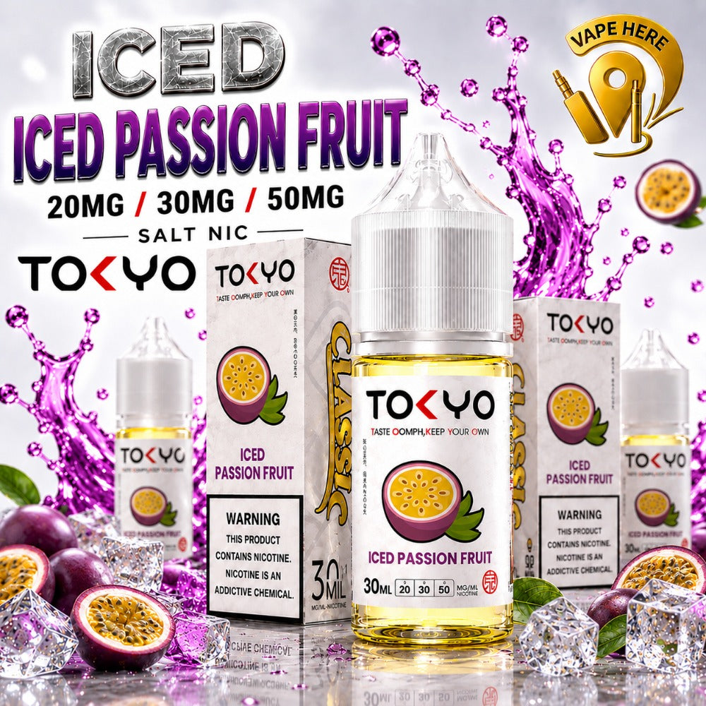 TOKYO ICED PASSION FRUIT SALTNIC 30ML- CLASSIC SERIES Dubai, UAE