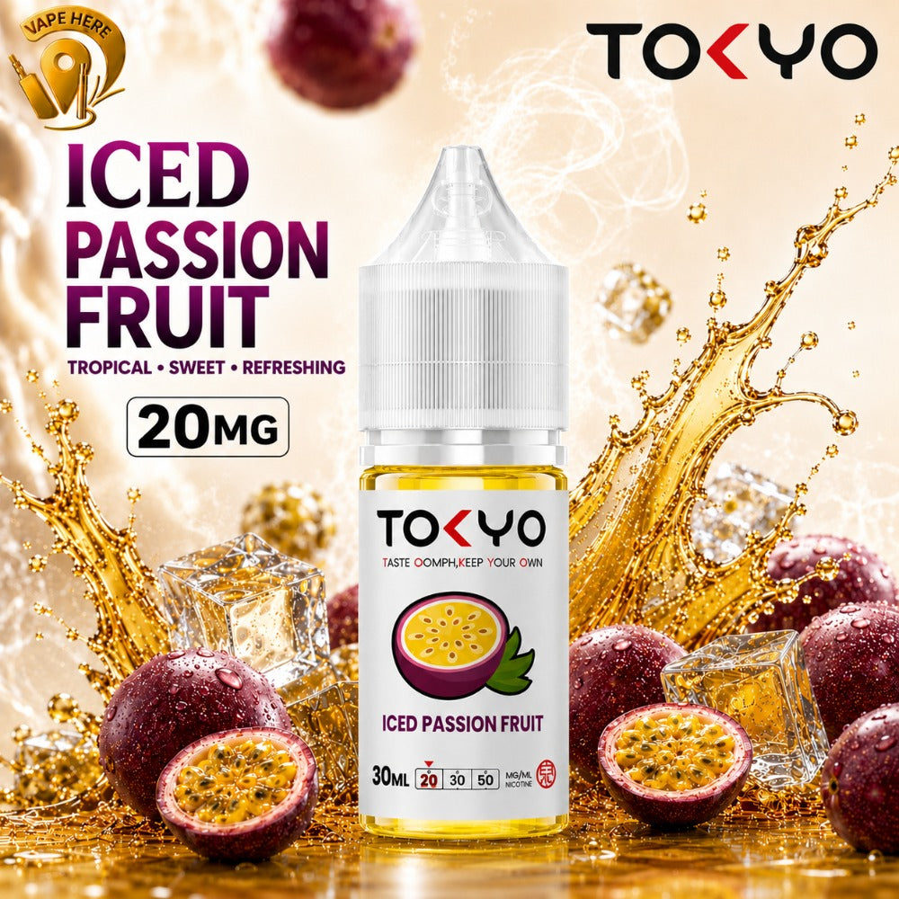 TOKYO ICED PASSION FRUIT SALTNIC 30ML- CLASSIC SERIES Abu Dhabi, UAE