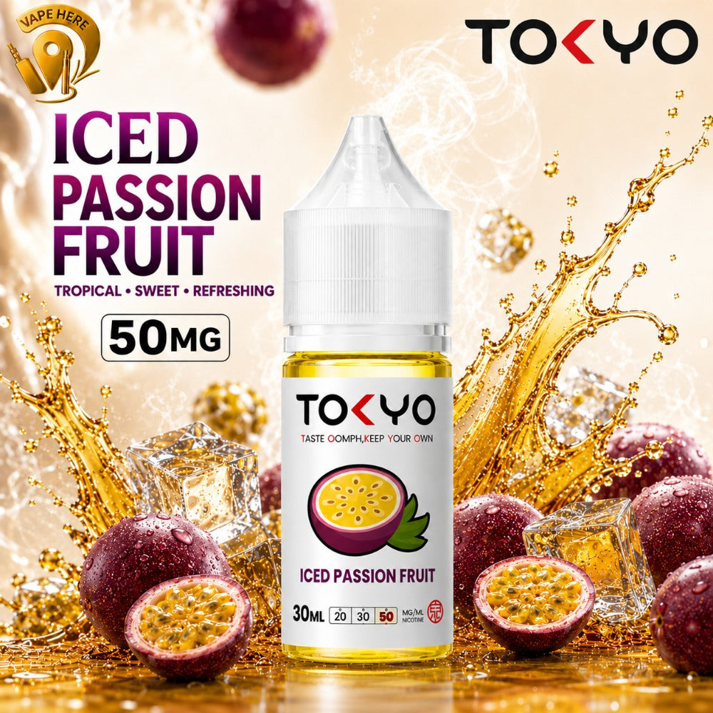 TOKYO ICED PASSION FRUIT SALTNIC 30ML- CLASSIC SERIES Umm al quwain, UAE