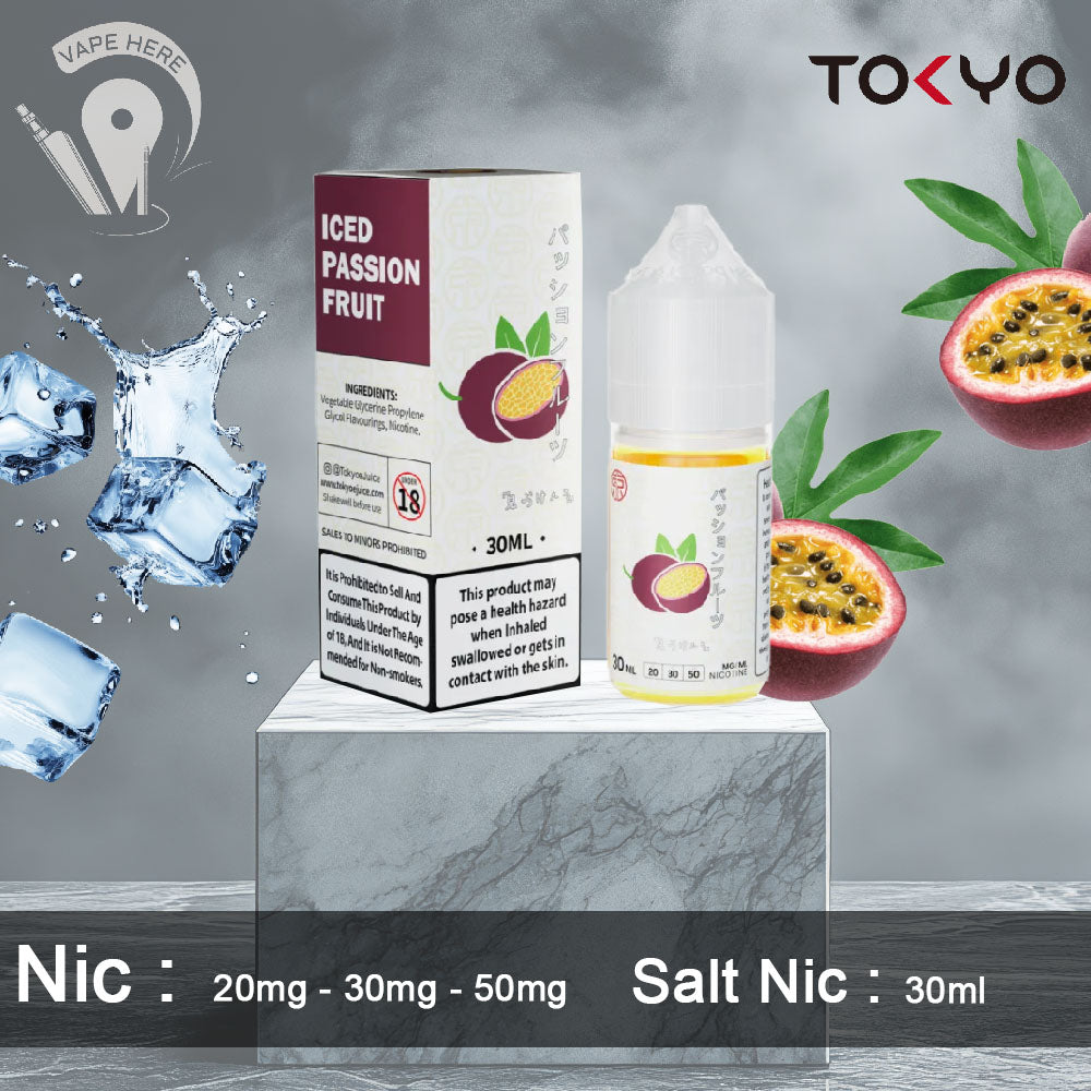 TOKYO ICED PASSION FRUIT SALTNIC 30ML- CLASSIC SERIES UAE Dubai