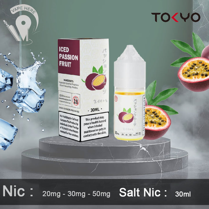 TOKYO ICED PASSION FRUIT SALTNIC 30ML- CLASSIC SERIES | Buy Vape