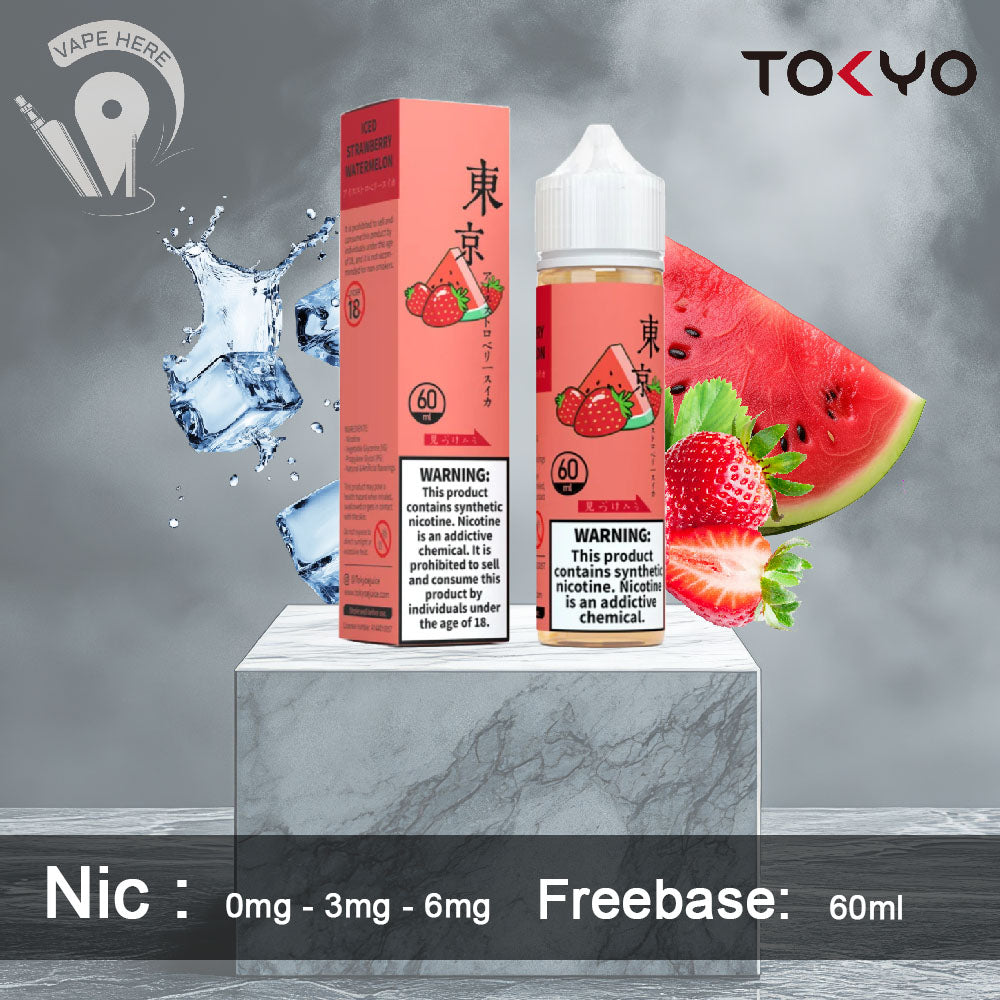 TOKYO ICED STRAWBERRY WATERMELON E-LIQUID 60ML- CLASSIC SERIES UAE Dubai