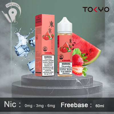 TOKYO ICED STRAWBERRY WATERMELON E-LIQUID 60ML- CLASSIC SERIES UAE Abu Dhabi