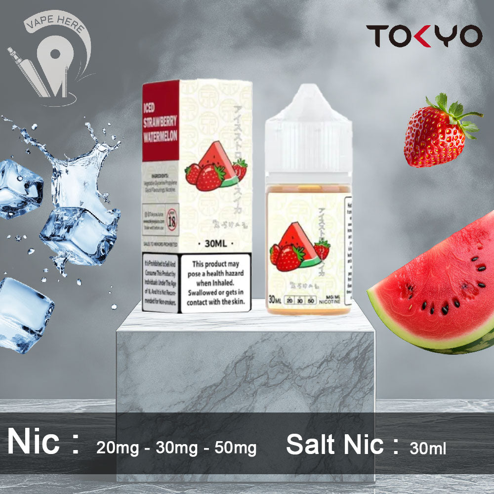 TOKYO ICED STRAWBERRY WATERMELON SALTNIC 30ML- CLASSIC SERIES UAE Dubai