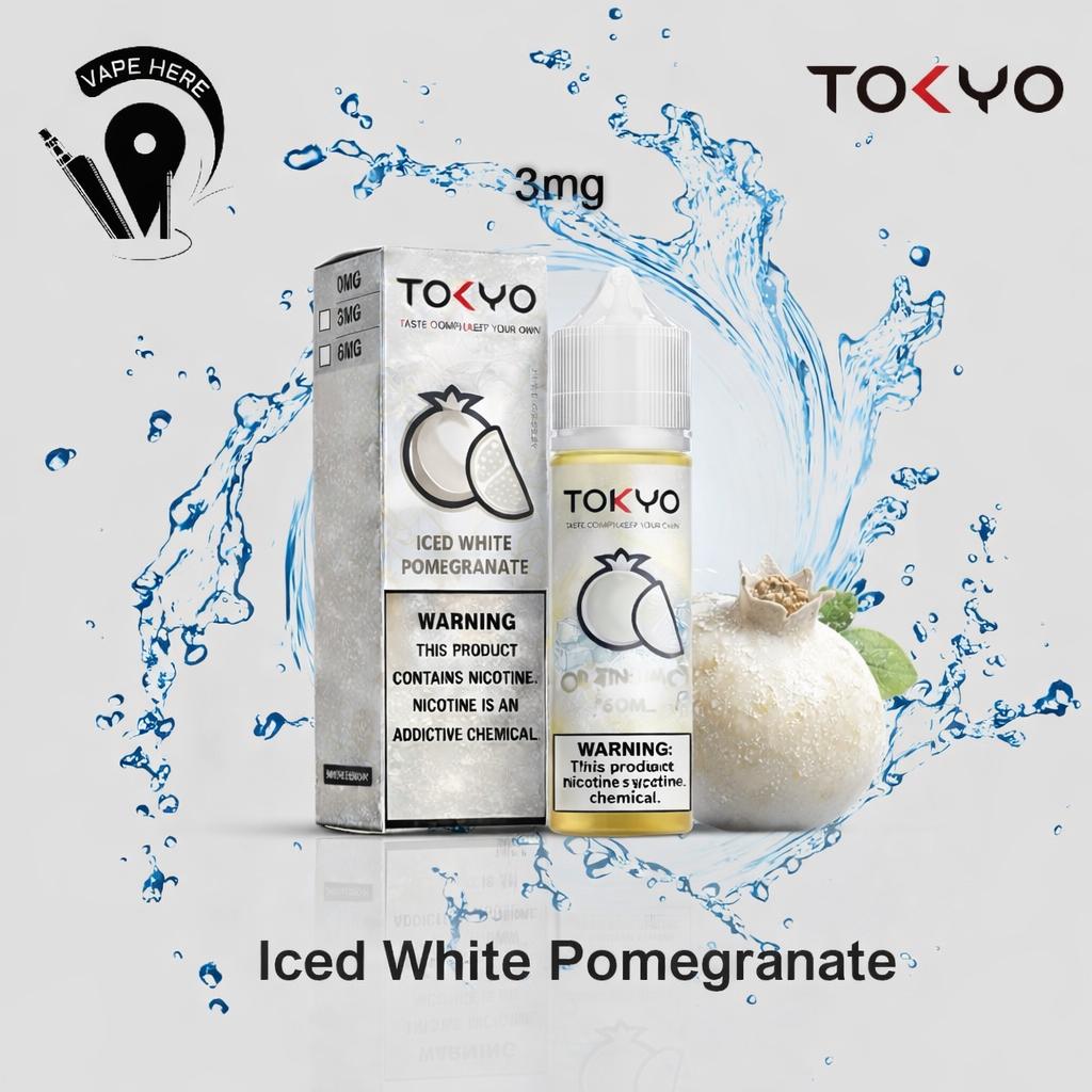 TOKYO ICED WHITE POMEGRANATE 3mg -60ML- CLASSIC SERIES UAE Ajman 
