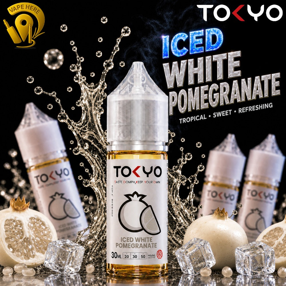TOKYO ICED WHITE POMEGRANATE SALTNIC 30ML- CLASSIC SERIES Ajman, UAE