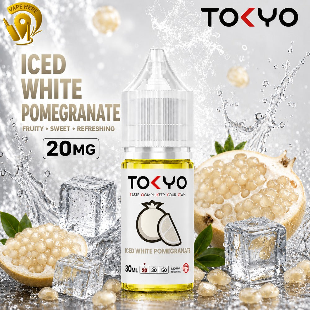 TOKYO ICED WHITE POMEGRANATE SALTNIC 30ML- CLASSIC SERIES Sharjah, UAE