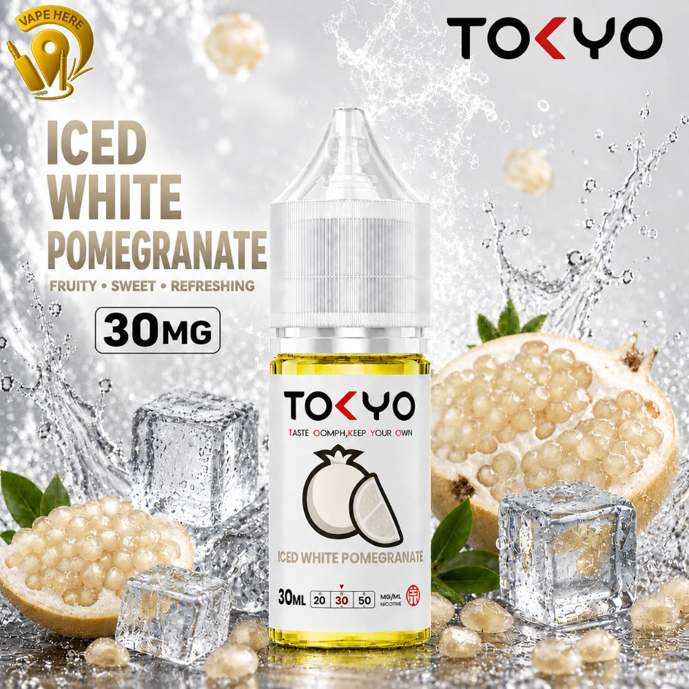 TOKYO ICED WHITE POMEGRANATE SALTNIC 30ML- CLASSIC SERIES Abu Dhabi, UAE