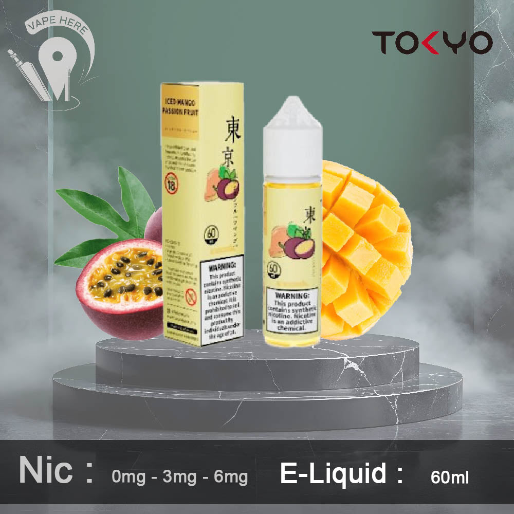 TOKYO MANGO PASSIONFRUIT 60ML- CLASSIC SERIES in Dubai, UAE | Vape Here Store TOKYO MANGO PASSIONFRUIT 60ML- CLASSIC SERIES in Dubai, UAE | Vape Here Store