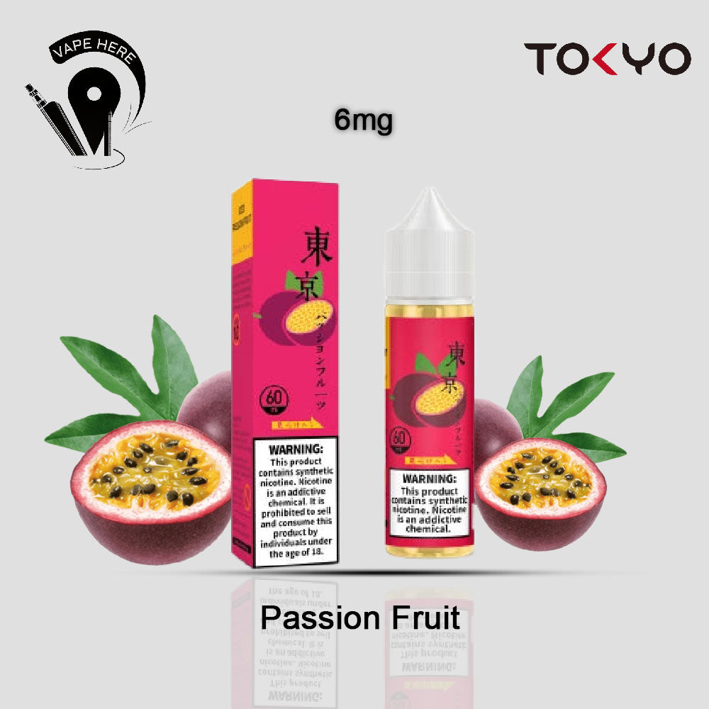 TOKYO PASSION FRUIT E LIQUID 60ML- CLASSIC SERIES Passion Fruit 6mg UAE Al Sharjah