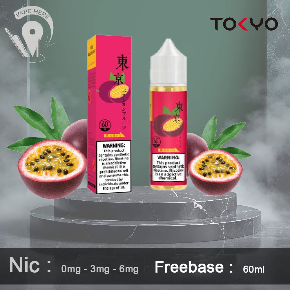 TOKYO PASSION FRUIT E LIQUID 60ML- CLASSIC SERIES UAE Abu Dhabi
