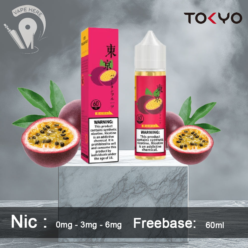 TOKYO PASSION FRUIT E LIQUID 60ML- CLASSIC SERIES UAE Dubai