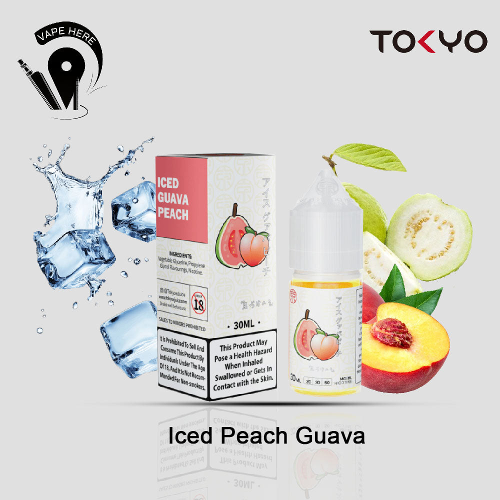 TOKYO PEACH GUAVA SALTNIC 30ML- CLASSIC SERIES Iced Peach Guava UAE Ras Al-Khaimah