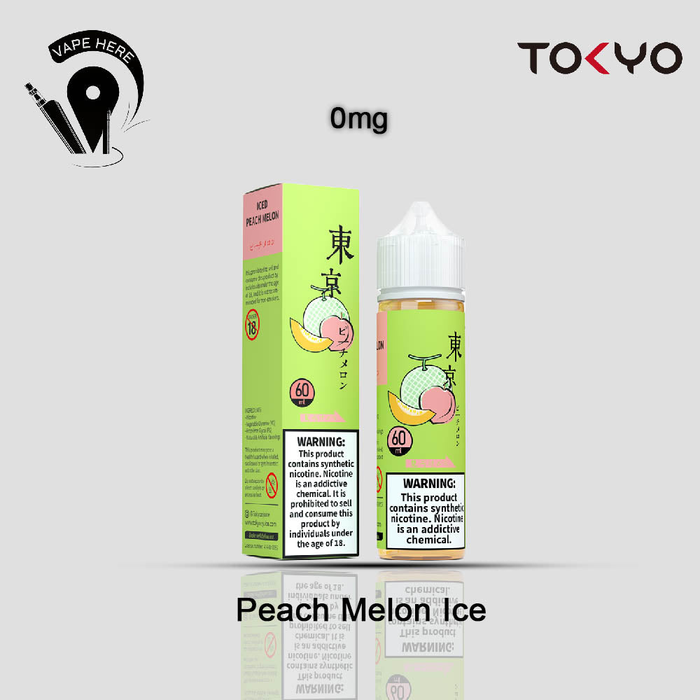 TOKYO PEACH MELON 60ML- CLASSIC SERIES Peach Melon Ice 0mg UAE Al Ain