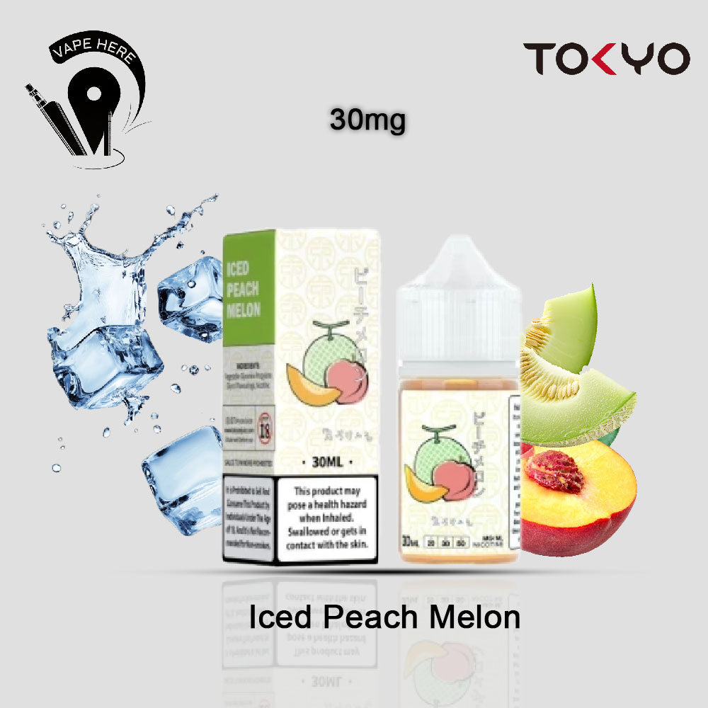 TOKYO PEACH MELON SALTNIC 30ML- CLASSIC SERIES Iced Peach Melon 30mg UAE Al Ain