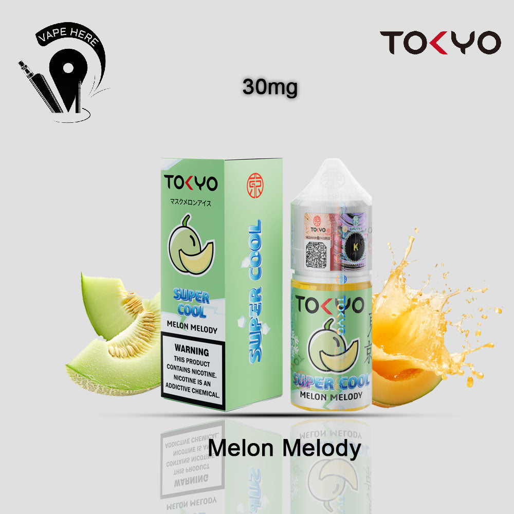 TOKYO SUPER COOL SALTNIC 30ML Melon Melody 30mg UAE Ras Al Khaimah