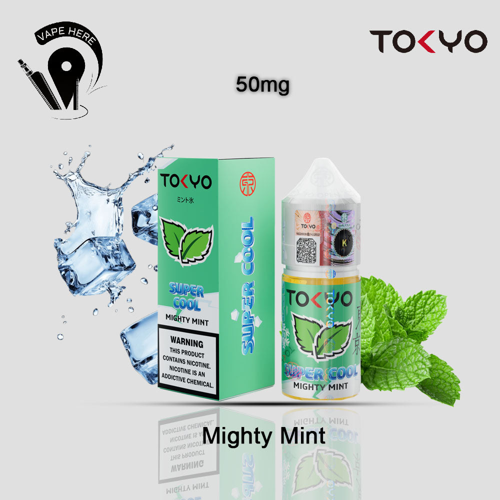 TOKYO SUPER COOL SALTNIC 30ML Mighty Mint 50mg UAE Al Ain