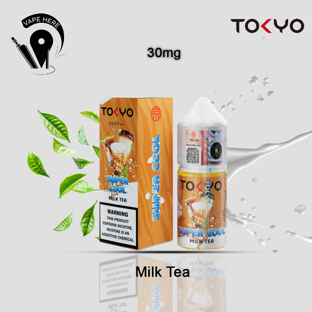 TOKYO SUPER COOL SALTNIC 30ML Milk Tea 30mg UAE Abu Dhabi
